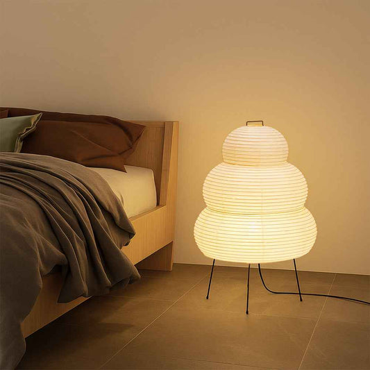 Rice Paper Table Lamp | Elegant Design for Living Room & Bedroom 0