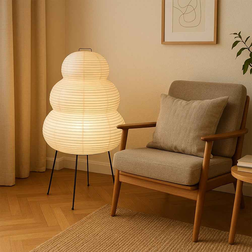 Rice Paper Table Lamp | Elegant Design for Living Room & Bedroom 1