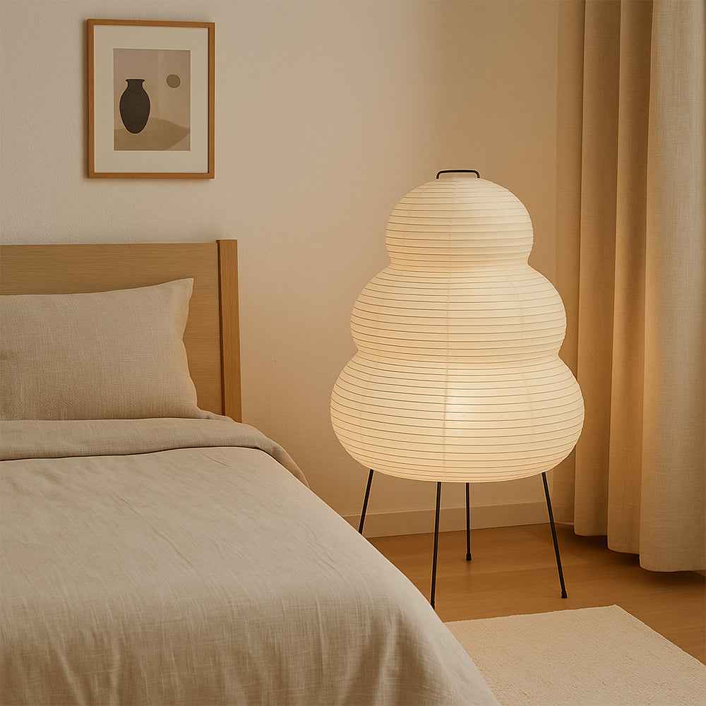 Rice Paper Table Lamp | Elegant Design for Living Room & Bedroom 2
