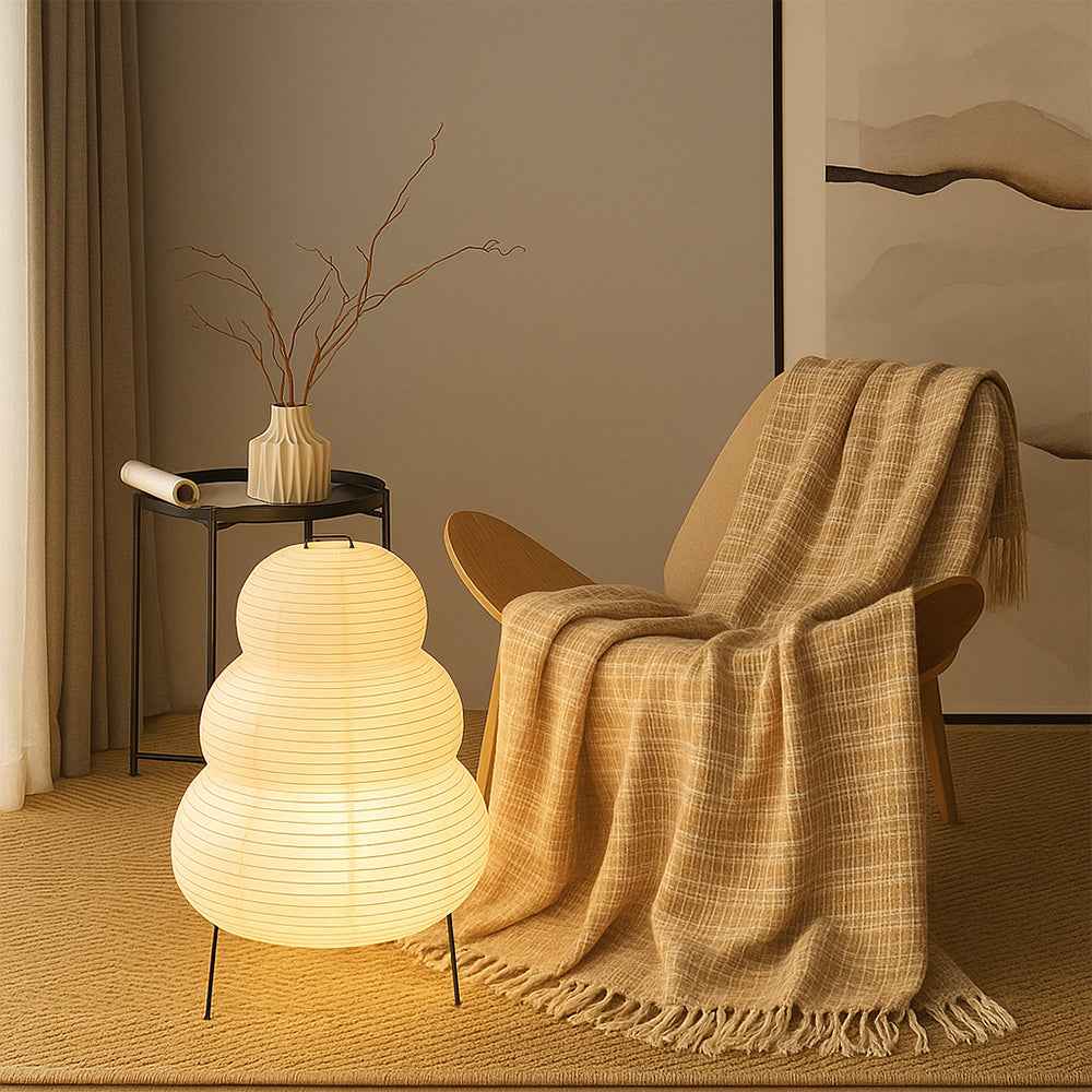 Rice Paper Table Lamp | Elegant Design for Living Room & Bedroom 3