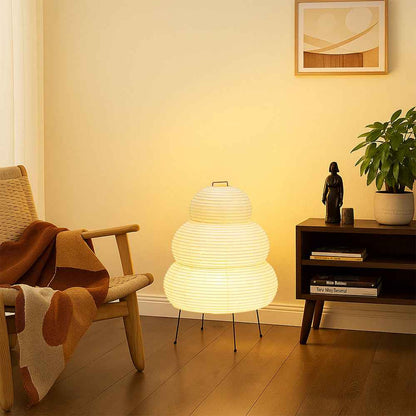 Rice Paper Table Lamp | Elegant Design for Living Room & Bedroom 4