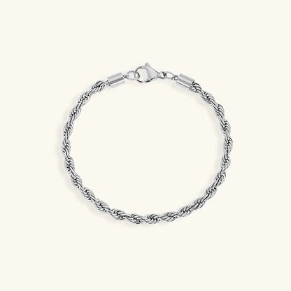 Rope Chain Bracelet | 18K Gold Plated Hypoallergenic Design 5