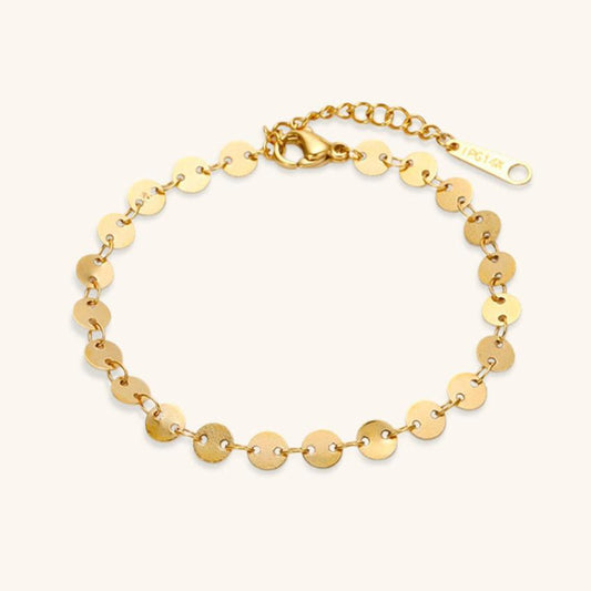Round Chain Bracelet | Durable Stainless Steel-Plated with Elegant Design 0