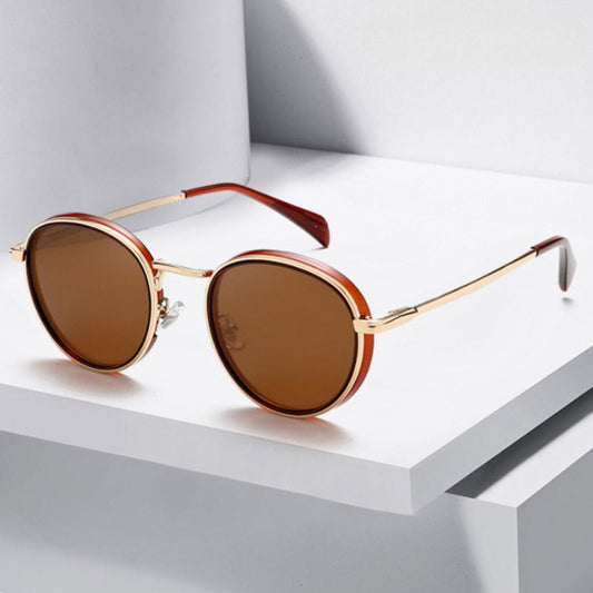 Round Sunglasses | Durable Metal Frame with UV400 Protection and Lightweight Comfort 1