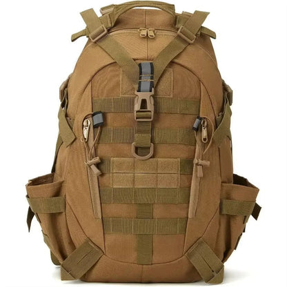 RuggedGear | 40L Tactical Backpack with Waterproof Nylon Design | Versatile Storage for Outdoor Adventures 0