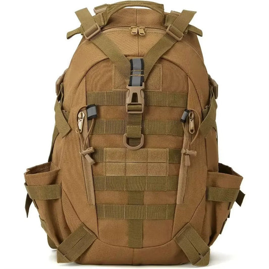 RuggedGear | 40L Tactical Backpack with Waterproof Nylon Design | Versatile Storage for Outdoor Adventures 0