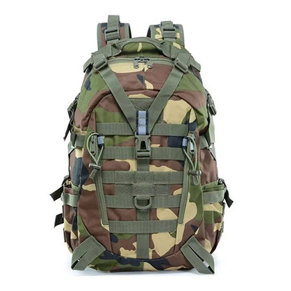 RuggedGear | 40L Tactical Backpack with Waterproof Nylon Design | Versatile Storage for Outdoor Adventures 8