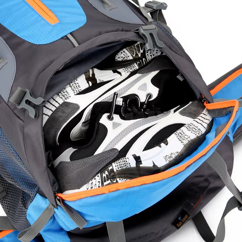 Rugged Gear | 70L Waterproof Travel Backpack with Tactical Design | Smart Organization for Outdoor Adventures 6