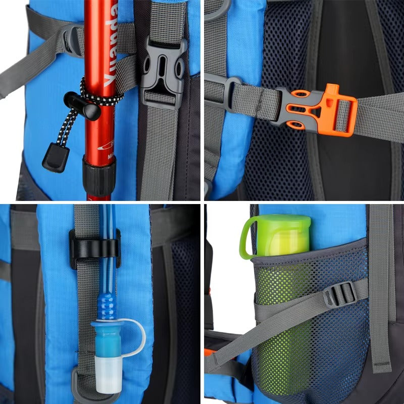 Rugged Gear | 70L Waterproof Travel Backpack with Tactical Design | Smart Organization for Outdoor Adventures 7