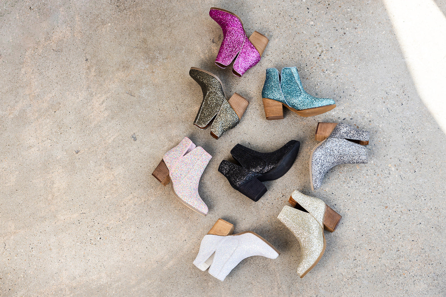 Fiera Glitter Støvletter i Blå