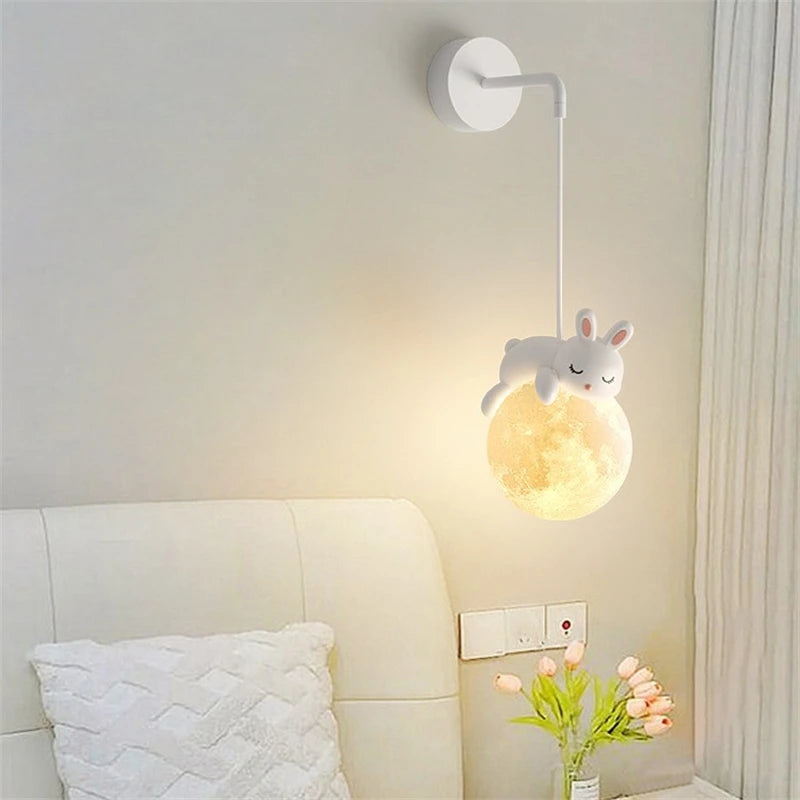 Bear & Bunny Pendant Moon Light