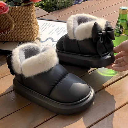 NATALIE | Gebogen Puffer Winterschoenen