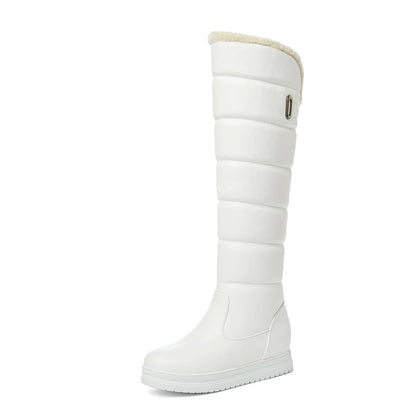 AUBREY | Knee-High Eco-Leather Winter Boots