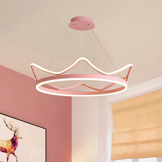 Kid's Minimalist Crown Chandelier