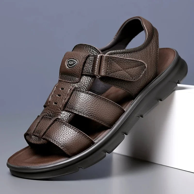 MARCUS | Genuine Leather Beach Sandals