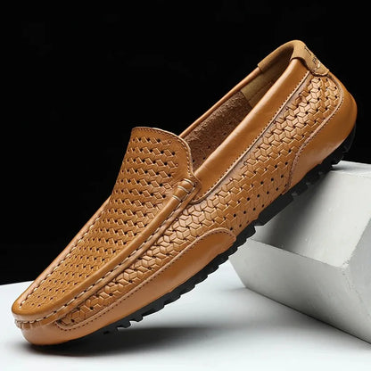 EASTON | Perforated Leather Boat Shoes