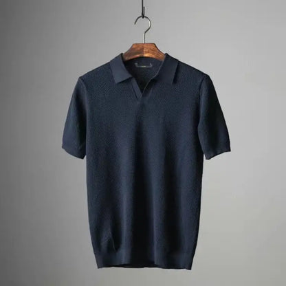 SILAS | Luxe gebreide katoenen polo