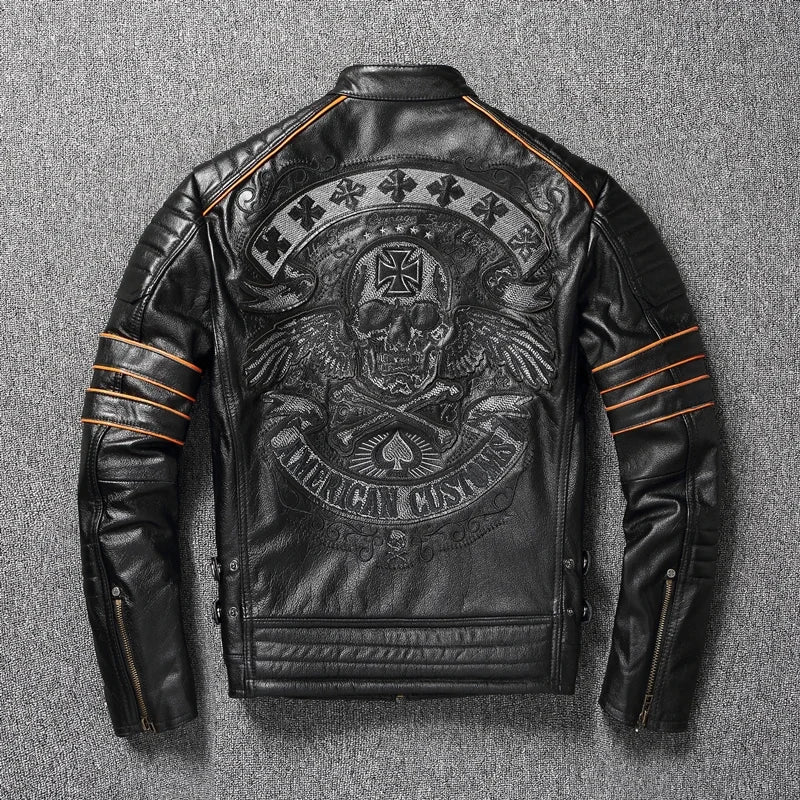 JESSIE | Genuine Leather Motorcycle Jacket