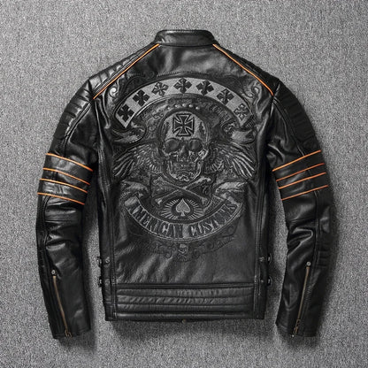 JESSIE | Genuine Leather Motorcycle Jacket