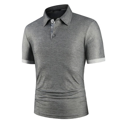 Lightweight Two-Toned Anti-Pill Soft Golf Polo