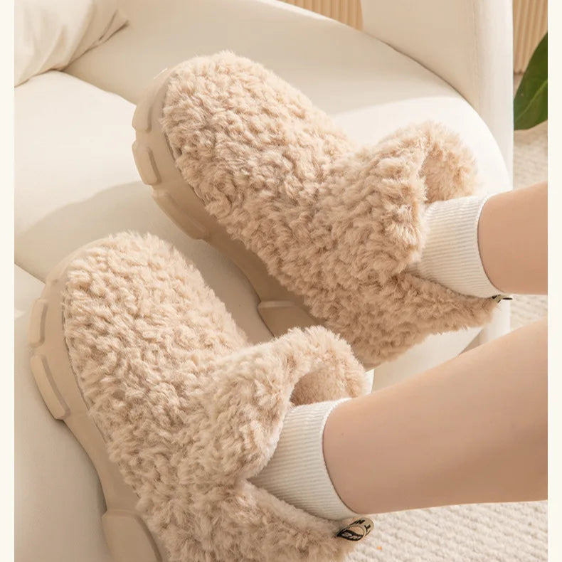 Fluffy Home Shoes | SKYLA