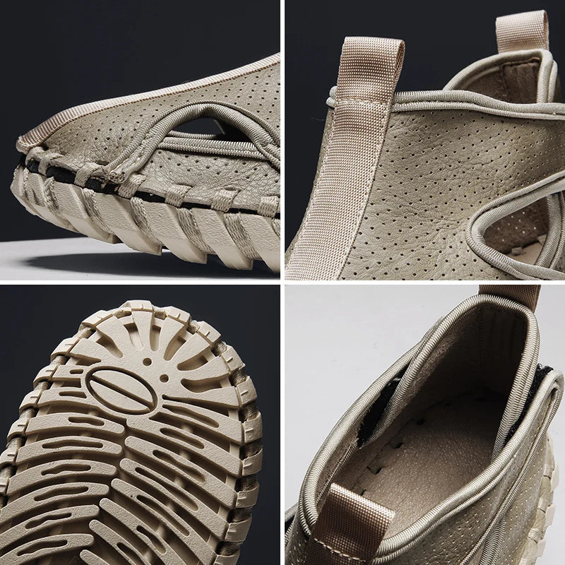 DAVEY | Leather Fisherman Sandals