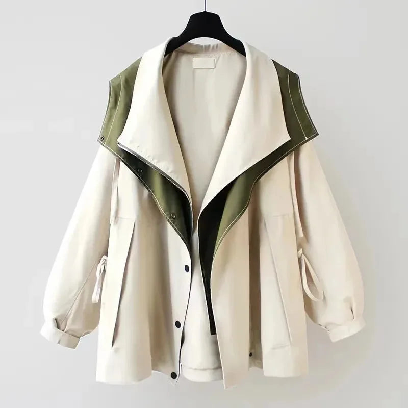 Dorotea | Cappotto Trench con Rever Oversize