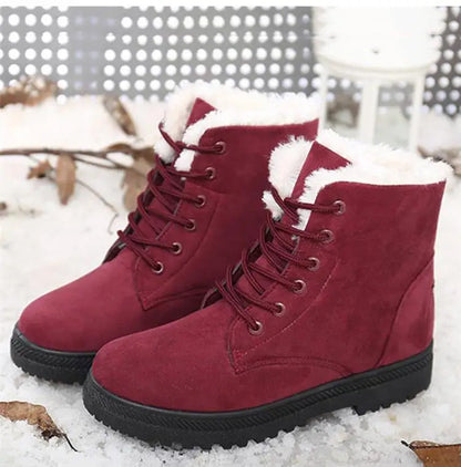 ESTILO | Botas de invierno con cordones y forro