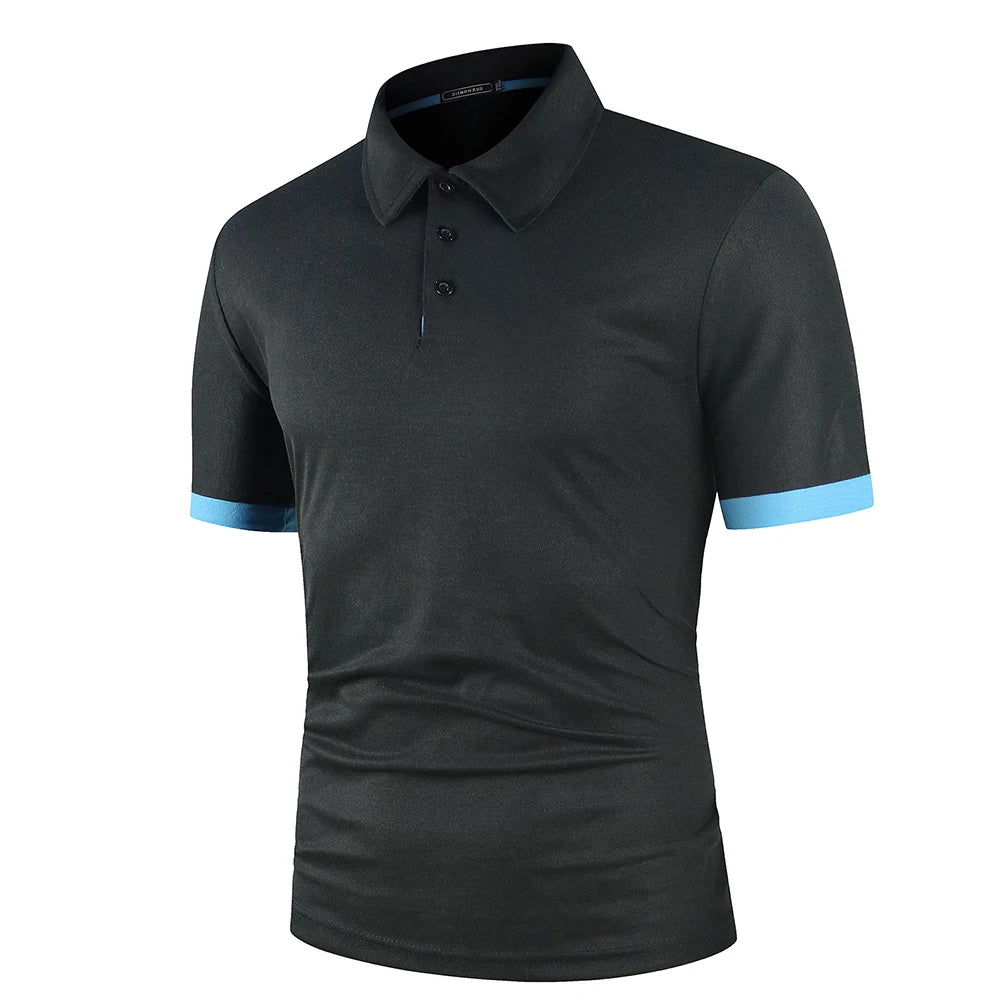 Lightweight Two-Toned Anti-Pill Soft Golf Polo