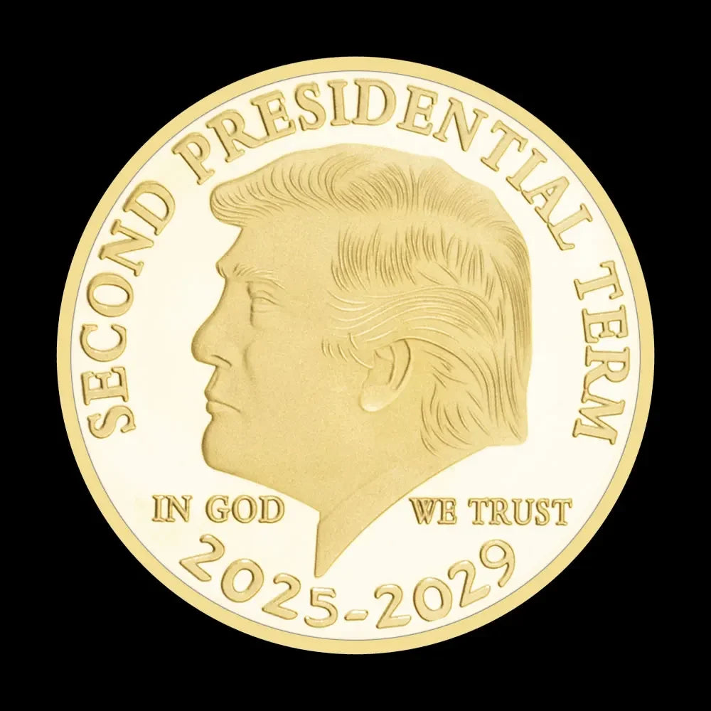 2025 Presidential Gold Plated Collectable Coin