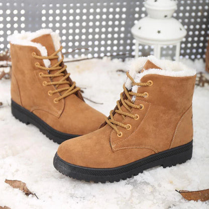 ESTILO | Botas de invierno con cordones y forro