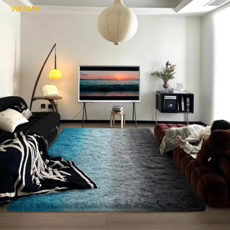 Plush Gradient Area Rug