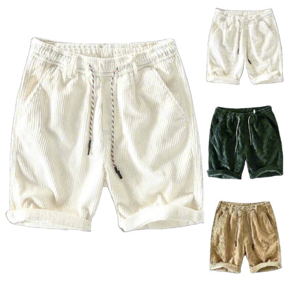 JACOB | Cord-Shorts mit Kordelzug 