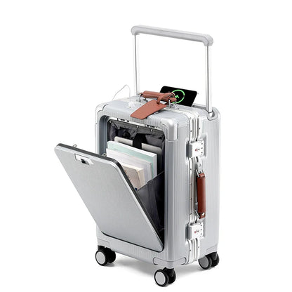 Multi-Function Carry-on Suitcase