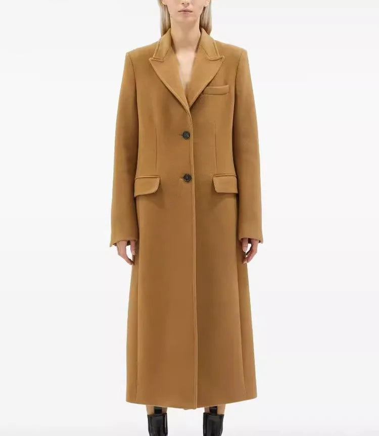 Cappotto lungo cammello | ESSERE