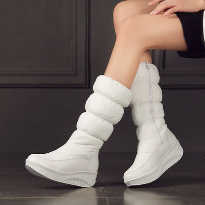 JASMIN | Mid-Calf Puffer Winter Snow Boots