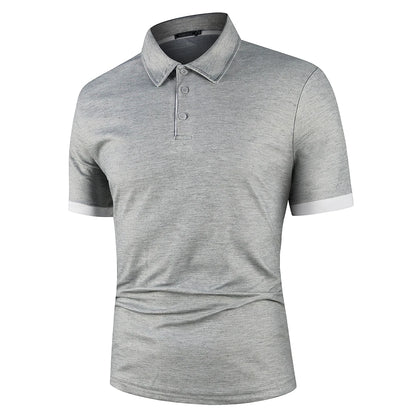 Lightweight Two-Toned Anti-Pill Soft Golf Polo
