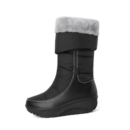 NIA | Knee-High Puffer Winter Boots