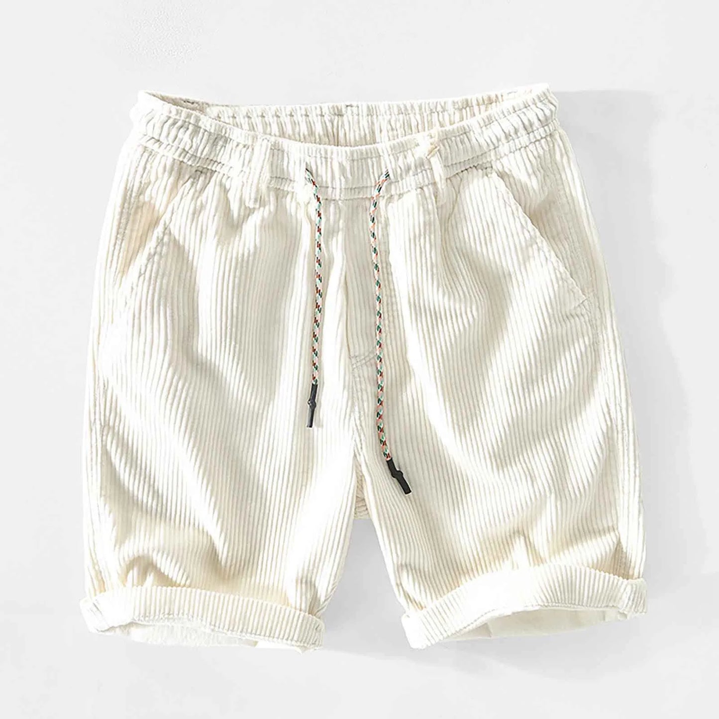 JACOB | Cord-Shorts mit Kordelzug 