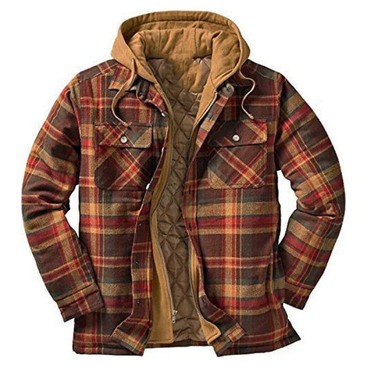 JACK | Plaid Hooded Jacket