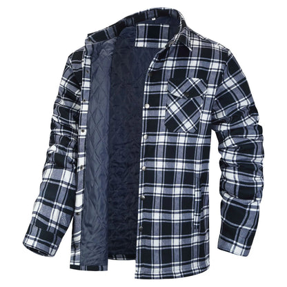 Insulated Plaid Shirt Jacket | DEAN