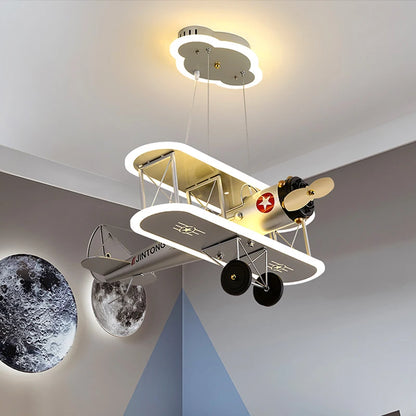 Kids Retro Airplane Pendant Lamp