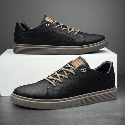 HUDSON | Leren casual sneakers