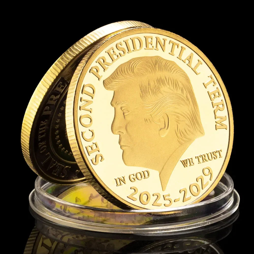 2025 Presidential Gold Plated Collectable Coin