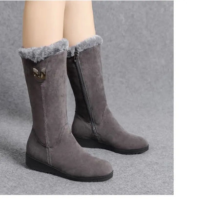 Faux Fur Lined Boots | TANYA