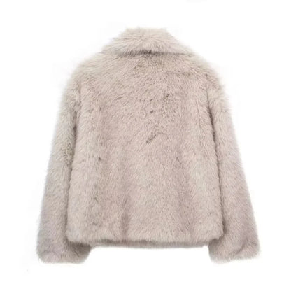 NAIDA | Oversized Faux Fur Coat