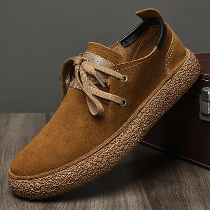 LEWIS | Nubuck Leather Soft Bottom Oxford Shoes