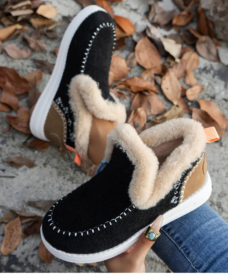 VIE | Chaussures d'hiver en fausse fourrure