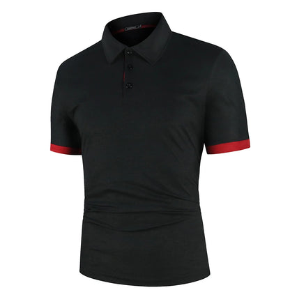 Lightweight Two-Toned Anti-Pill Soft Golf Polo