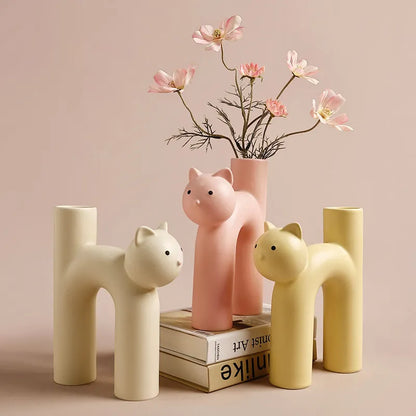 Adorable Cat Vase